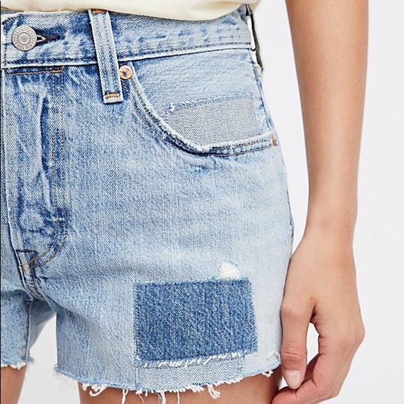 Free people Levi's cut offs - Picture 3 of 6